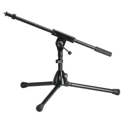 Microfoon statief zwart (laag model)